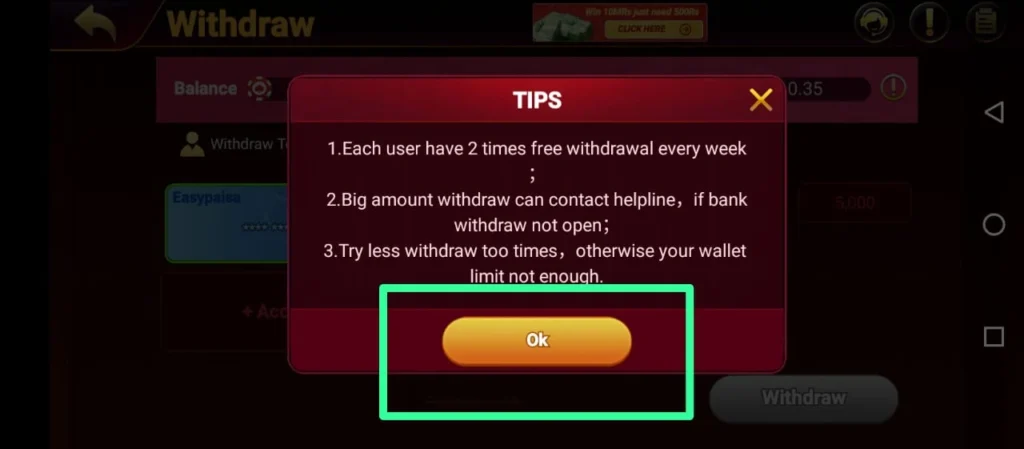 Withdrawprocess S9 Game